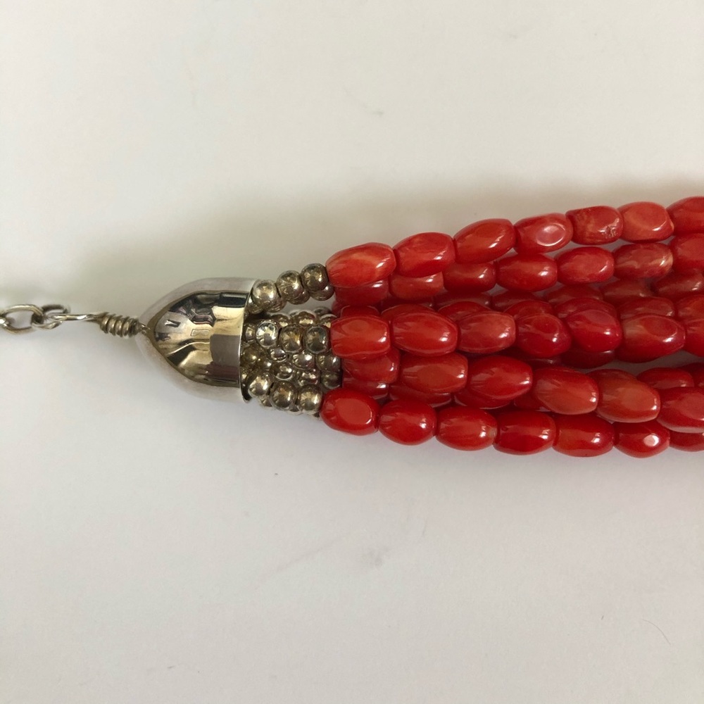 Coral Bead Necklace - Picture 3 of 5